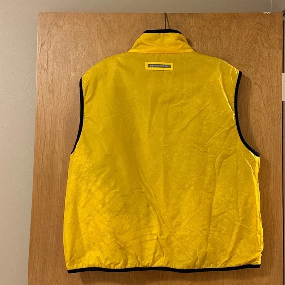 Free Country Reversible Vest Olive Green Fleece - Picture 4 of 7